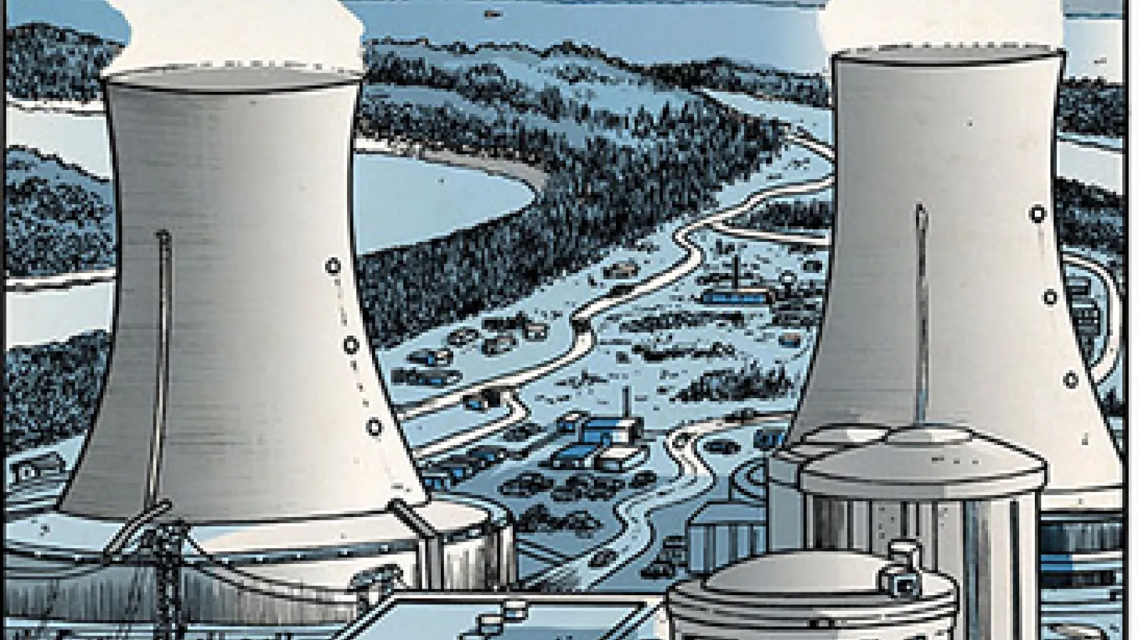 Butterfly over Nuclear Power Plant