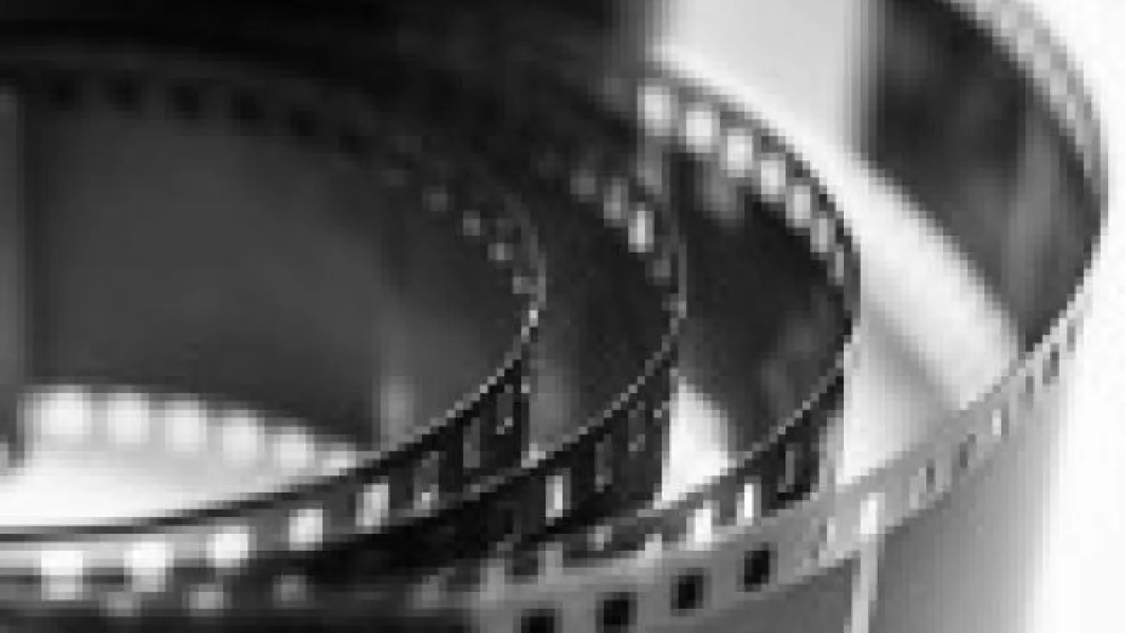 Black and white photo of film