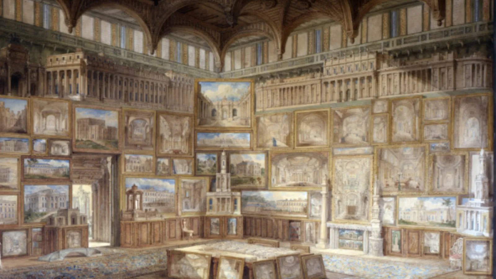 Interior of a library