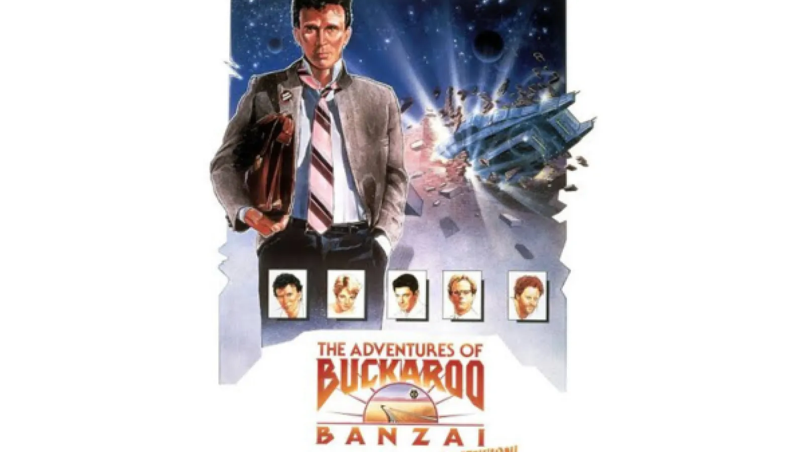 Movie poster for The Adventures of Buckaroo Banzai Across the 8th Dimension