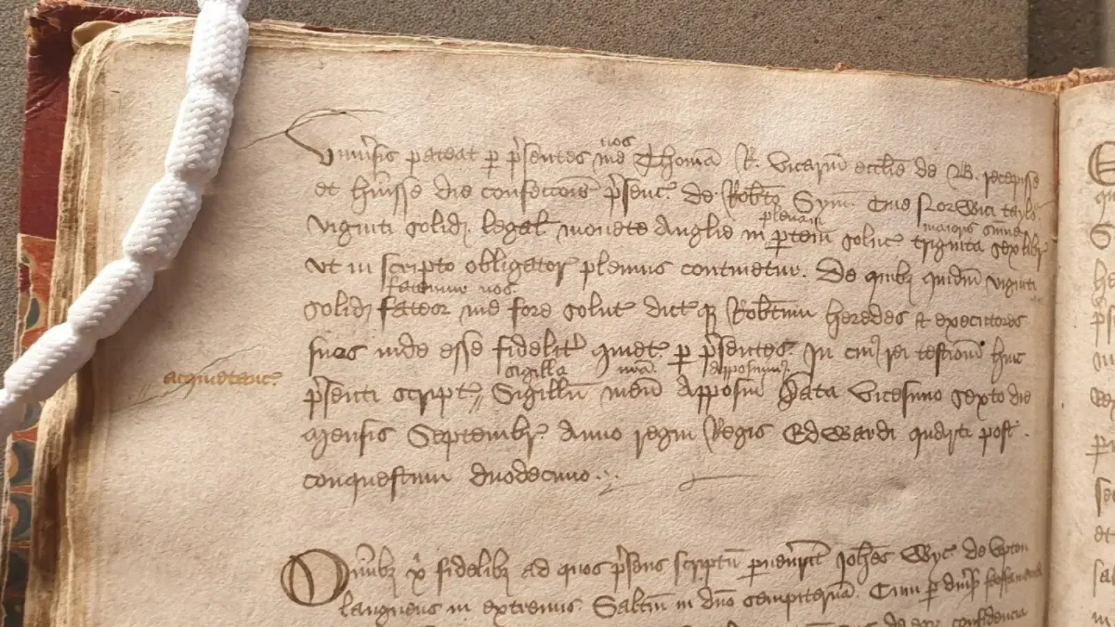 Folio from Robert Reynes's commonplace book