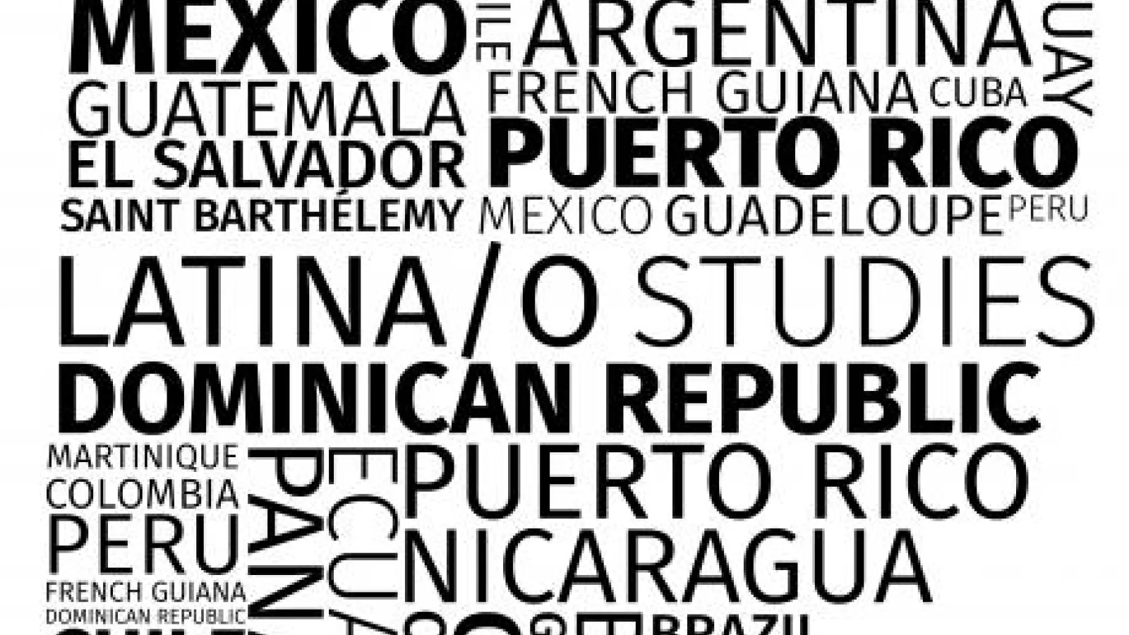 Different countries that identify as Latina/o 