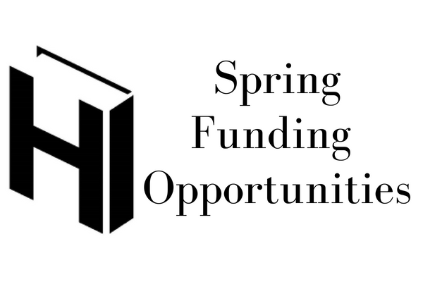 Humanities Institute Logo with Spring Funding Opportunities