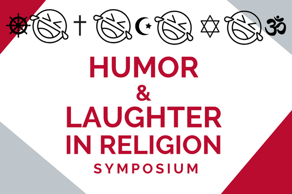 laughing emojis and religious symbols in a line