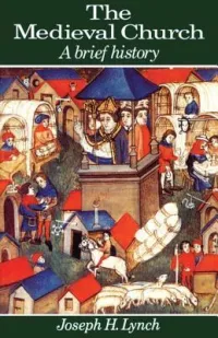 cover: illustration of the heads of the medieval church presiding over the people 