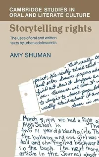 Tan cover with written notes on small slips of lined paper