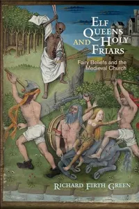 cover: battle between men, a dead corpse, and a fair outside of a castle