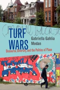 Cover with images of graffiti and row-style homes