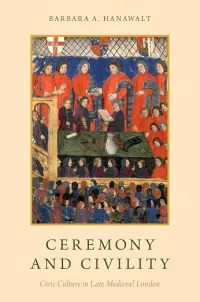 cover: painting of court proceedings with kawyers, judges, and commonfolk watching over