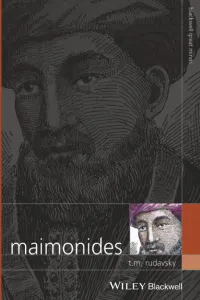 cover: illustration of Jewish thinker Maimonides