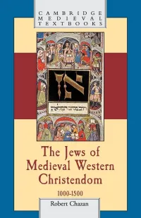 Blue and Yellow Book Cover: The Jews of Medieval Western Christendom