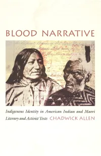 Cover of Blood Narrative